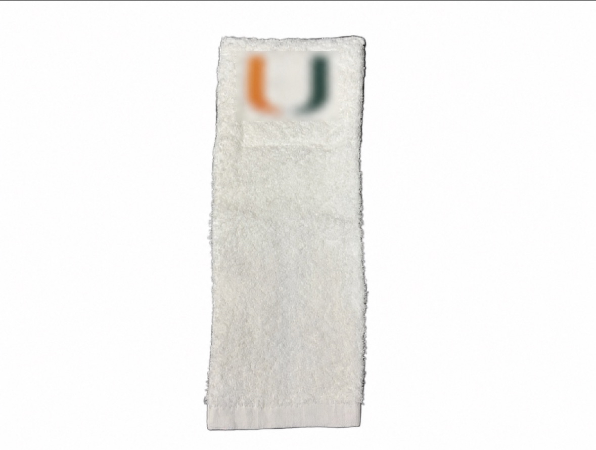 Miami Orange & Green Towel
